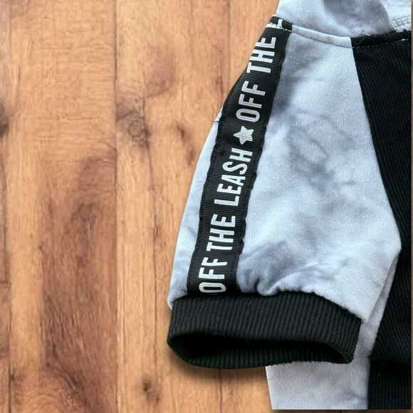 Frisco Woof Dog Hoodie Sweatshirt Blue Sz L - Picture 7 of 12